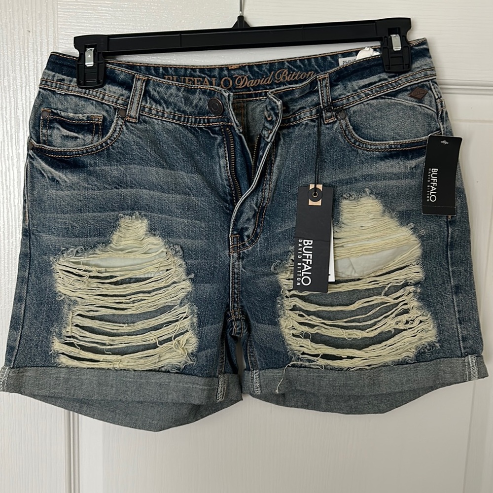Denim shorts
